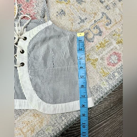 Alice & UO Striped Tie Up Vest Tank Top Size XS - Picture 8 of 8